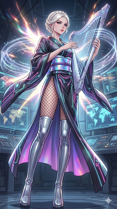 score_9, masterpiece, best quality, ultra-detailed, High-budget Anime Keyframe, vibrant colors, fluid line-art, expressive lighting, cinematic composition, Ufotable-style visual effects, top-tier animation quality, Japanese woman with delicate and el
