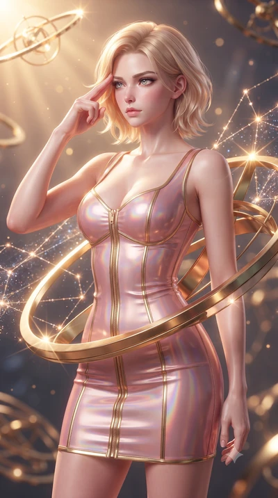 score_9, masterpiece, best quality, ultra-detailed, high-budget anime keyframe, editorial fashion photography, tasteful artistic composition, Caucasian woman. close-up cowboy shot from the waist and thighs up, the character dominates the composition,
