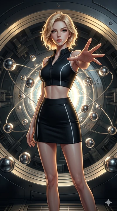 score_9, masterpiece, best quality, ultra-detailed, high-budget anime keyframe, editorial fashion photography, tasteful artistic composition, Caucasian woman, strictly human ears. cowboy shot from the thighs up, character and outfit filling the frame