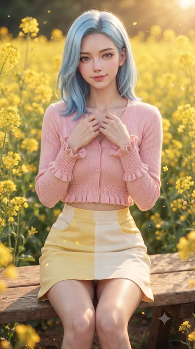 score_9, masterpiece, best quality, ultra-detailed, high-budget anime keyframe, editorial fashion photography, tasteful artistic composition, Korean woman. close-up cowboy shot from the waist and thighs up, the character dominates the composition, fi