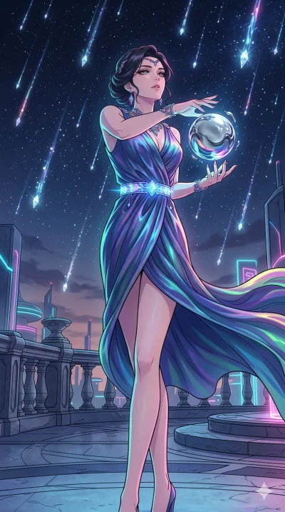 score_9, masterpiece, best quality, ultra-detailed, High-budget Anime Keyframe, vibrant colors, fluid line-art, expressive lighting, cinematic composition, Ufotable-style visual effects, top-tier animation quality, Japanese woman with delicate and el