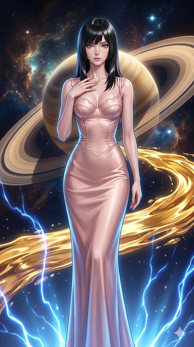 score_9, masterpiece, best quality, ultra-detailed, high-budget anime keyframe, editorial fashion photography, tasteful artistic composition, Caucasian woman, strictly human ears. cowboy shot from the thighs up, character and outfit filling the frame