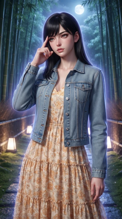 score_9, masterpiece, best quality, ultra-detailed, high-budget anime keyframe, editorial fashion photography, tasteful artistic composition, Caucasian woman, strictly human ears. close-up cowboy shot from the waist and thighs up, the character domin