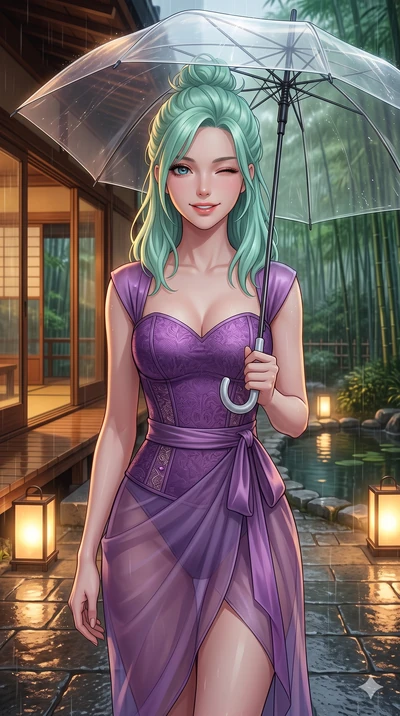 score_9, masterpiece, best quality, ultra-detailed, high-budget anime keyframe, vibrant anime aesthetic, Japanese woman. close-up cowboy shot from the waist and thighs up, the character dominates the composition, filling the frame with her large pres