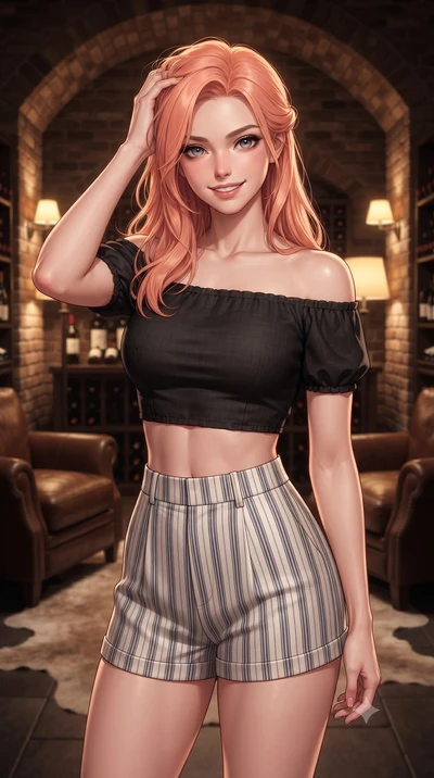 score_9, masterpiece, best quality, ultra-detailed, high-budget anime keyframe, editorial fashion photography, tasteful artistic composition, Japanese woman woman. close-up cowboy shot from the waist and thighs up, the character dominates the composi