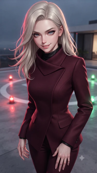 score_9, masterpiece, best quality, ultra-detailed, high-budget anime keyframe, editorial fashion photography, tasteful artistic composition, Caucasian woman. close-up cowboy shot from the waist and thighs up, the character dominates the composition,