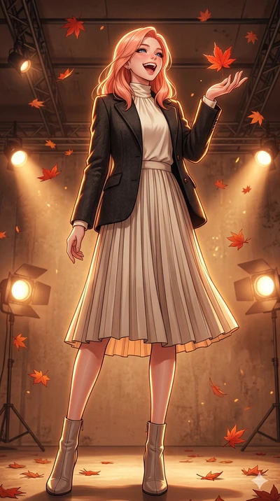 score_9, masterpiece, best quality, ultra-detailed, high-budget anime keyframe, vibrant anime aesthetic, Japanese woman. low angle full-body shot from head to toe showing her feet, filling the entire 9:16 vertical frame with her statuesque presence, 