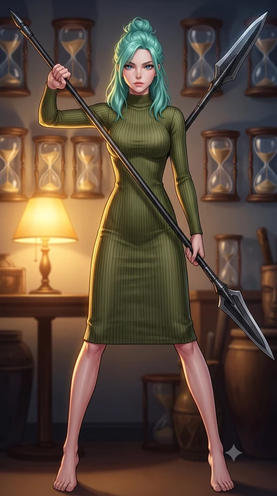 score_9, masterpiece, best quality, ultra-detailed, high-budget anime keyframe, editorial fashion photography, tasteful artistic composition, Japanese woman. low angle full-body shot from head to toe showing her feet, filling the entire 9:16 vertical