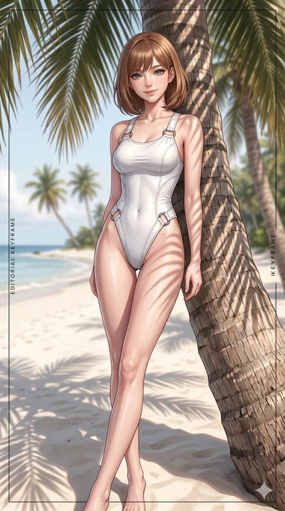 score_9, masterpiece, best quality, ultra-detailed, high-budget anime keyframe, editorial fashion photography, tasteful artistic composition, Caucasian woman, strictly human ears. cowboy shot from the thighs up, character and outfit filling the frame