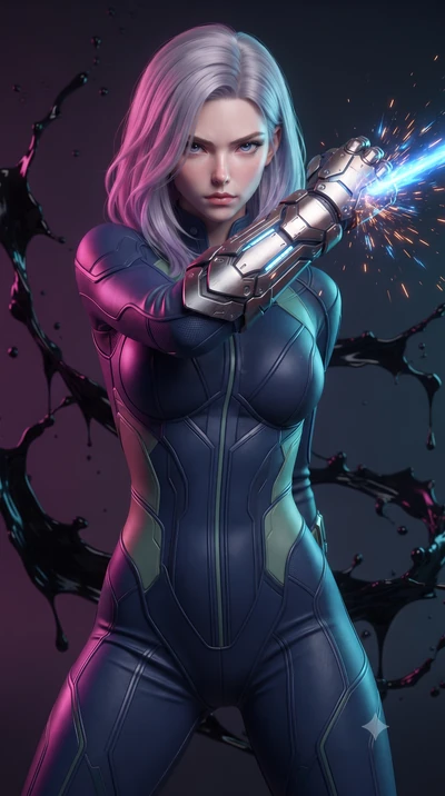score_9, masterpiece, best quality, ultra-detailed, high-budget anime keyframe, editorial fashion photography, tasteful artistic composition, realistic cosplay photography, Caucasian woman, strictly human ears. close-up cowboy shot from the waist and