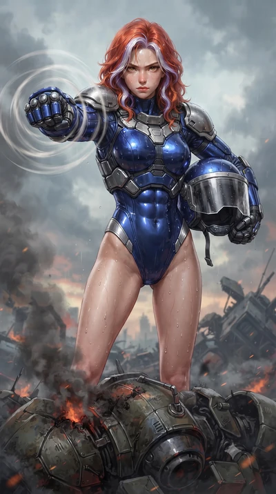 score_9, masterpiece, best quality, ultra-detailed, high-budget anime keyframe, editorial fashion photography, tasteful artistic composition, Caucasian woman. close-up cowboy shot from the waist and thighs up, the character dominates the composition,