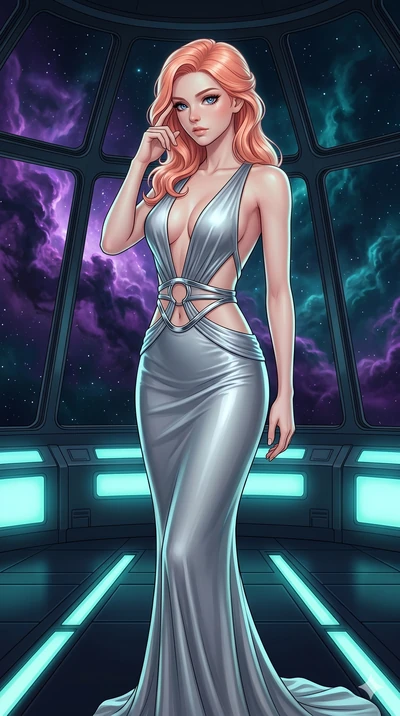 score_9, masterpiece, best quality, ultra-detailed, high-budget anime keyframe, editorial fashion photography, tasteful artistic composition, Japanese woman. cowboy shot from the thighs up, character and outfit filling the frame for maximum editorial