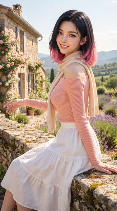 score_9, masterpiece, best quality, ultra-detailed, high-budget anime keyframe, editorial fashion photography, tasteful artistic composition, Korean woman. close-up cowboy shot from the waist and thighs up, the character dominates the composition, fi