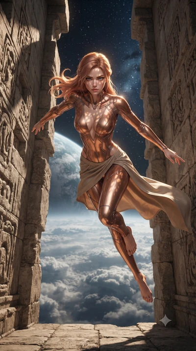 score_9, masterpiece, best quality, ultra-detailed, high-budget anime keyframe, editorial fashion photography, tasteful artistic composition, realistic cosplay photography, Japanese woman. low angle full-body shot from head to toe showing her feet, f