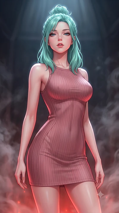 score_9, masterpiece, best quality, ultra-detailed, high-budget anime keyframe, editorial fashion photography, tasteful artistic composition, Japanese woman woman. close-up cowboy shot from the waist and thighs up, the character dominates the composi
