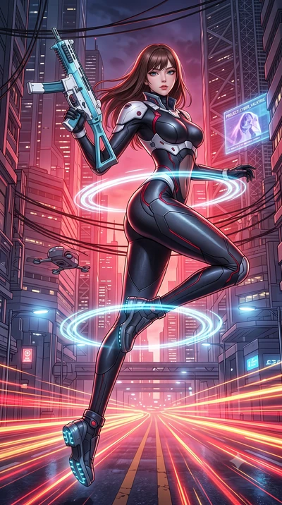 score_9, masterpiece, best quality, ultra-detailed, high-budget anime keyframe, semi-realistic 3D game render, editorial fashion photography, tasteful artistic composition, Korean woman. low angle full-body shot from head to toe showing her feet, fil