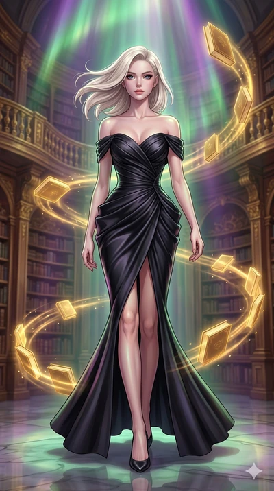 score_9, masterpiece, best quality, ultra-detailed, high-budget anime keyframe, editorial fashion photography, tasteful artistic composition, Caucasian woman, strictly human ears. low angle full-body shot from head to toe showing her feet, filling th