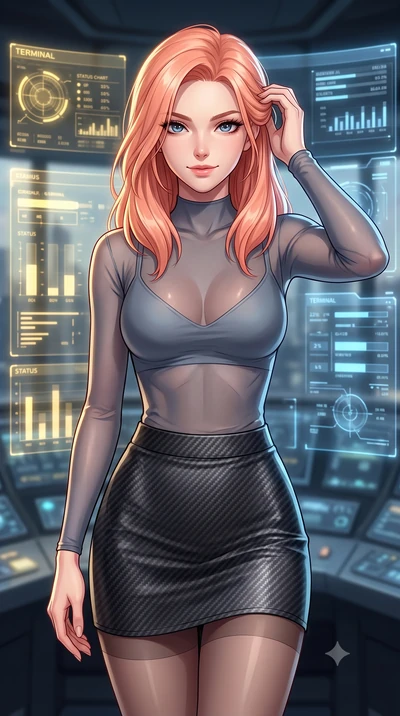 score_9, masterpiece, best quality, ultra-detailed, high-budget anime keyframe, editorial fashion photography, tasteful artistic composition, Japanese woman. close-up cowboy shot from the waist and thighs up, the character dominates the composition, 