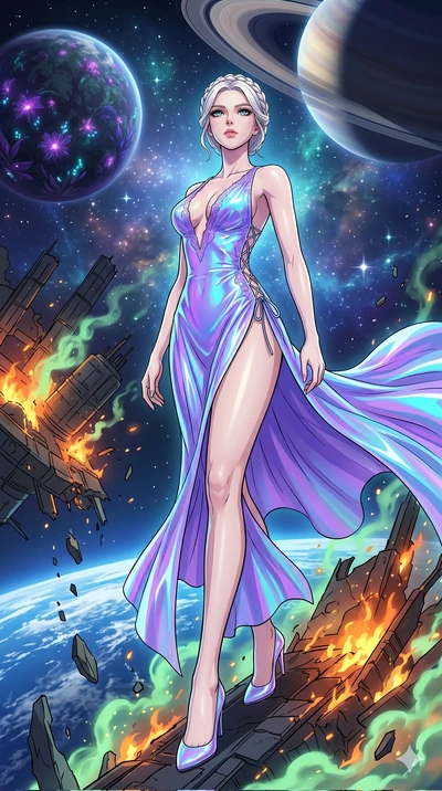 score_9, masterpiece, best quality, ultra-detailed, High-budget Anime Keyframe, vibrant colors, fluid line-art, expressive lighting, cinematic composition, Ufotable-style visual effects, top-tier animation quality, Korean woman with idol-like refined