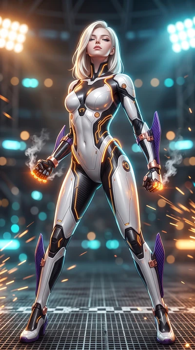 score_9, masterpiece, best quality, ultra-detailed, high-budget anime keyframe, semi-realistic 3D game render, editorial fashion photography, tasteful artistic composition, Caucasian woman. close-up cowboy shot from the waist and thighs up, the chara