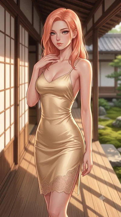 score_9, masterpiece, best quality, ultra-detailed, high-budget anime keyframe, editorial fashion photography, tasteful artistic composition, Japanese woman woman. close-up cowboy shot from the waist and thighs up, the character dominates the composi