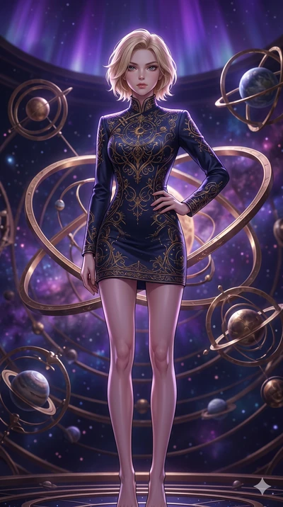 score_9, masterpiece, best quality, ultra-detailed, high-budget anime keyframe, editorial fashion photography, tasteful artistic composition, Caucasian woman, strictly human ears. cowboy shot from the thighs up, character and outfit filling the frame