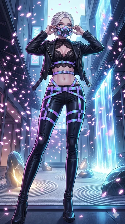 score_9, masterpiece, best quality, ultra-detailed, High-budget Anime Keyframe, vibrant colors, fluid line-art, expressive lighting, cinematic composition, Ufotable-style visual effects, top-tier animation quality, Korean woman with idol-like refined