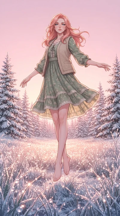 score_9, masterpiece, best quality, ultra-detailed, high-budget anime keyframe, gorgeous anime illustration, with clean line-art, distinct ink outlines, and high-contrast stereoscopic depth, Japanese woman. low angle full-body shot from head to toe s