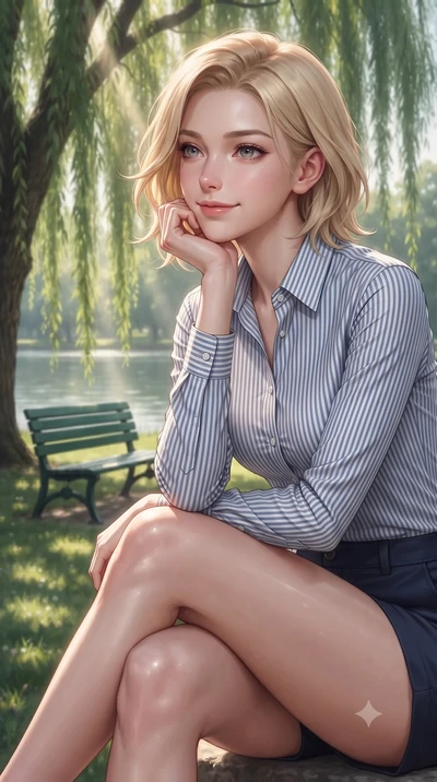 score_9, masterpiece, best quality, ultra-detailed, high-budget anime keyframe, editorial fashion photography, tasteful artistic composition, Caucasian woman woman. close-up cowboy shot from the waist and thighs up, the character dominates the compos
