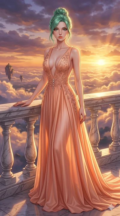 score_9, masterpiece, best quality, ultra-detailed, high-budget anime keyframe, editorial fashion photography, tasteful artistic composition, Japanese woman. cowboy shot from the thighs up, character and outfit filling the frame for maximum editorial