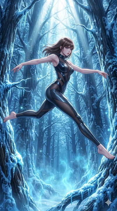 score_9, masterpiece, best quality, ultra-detailed, high-budget anime keyframe, editorial fashion photography, tasteful artistic composition, Korean woman. low angle full-body shot from head to toe showing her feet, filling the entire 9:16 vertical f