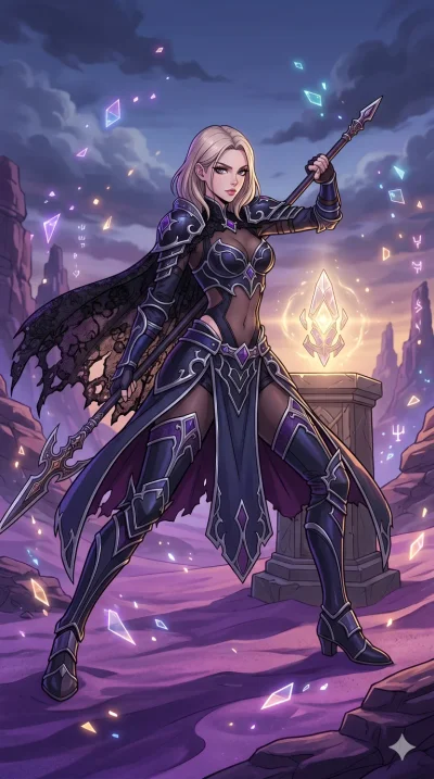 score_9, masterpiece, best quality, ultra-detailed, high-budget anime movie keyframe, cinematic anime lighting, intricate line art, Caucasian (strictly human ears) anime girl. Dynamic full-body shot stretching the vertical silhouette across the 9:16 