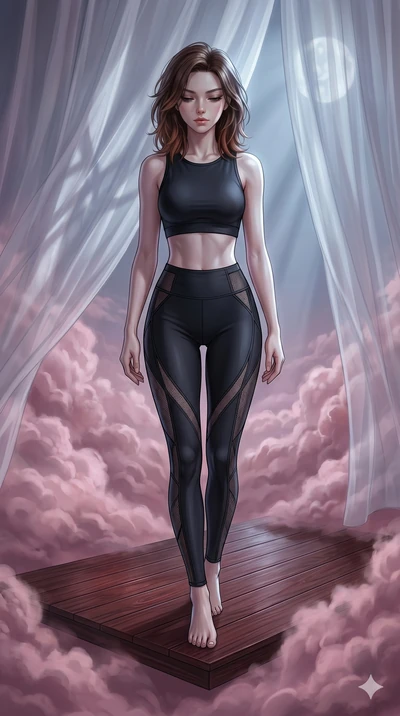 score_9, masterpiece, best quality, ultra-detailed, high-budget anime keyframe, editorial fashion photography, tasteful artistic composition, Korean woman. cowboy shot from the thighs up, character and outfit filling the frame for maximum editorial p