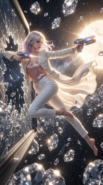 score_9, masterpiece, best quality, ultra-detailed, high-budget anime keyframe, editorial fashion photography, tasteful artistic composition, realistic cosplay photography, Caucasian woman, strictly human ears. low angle full-body shot from head to t
