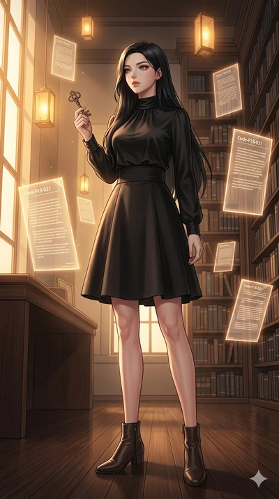 score_9, masterpiece, best quality, ultra-detailed, high-budget anime keyframe, editorial fashion photography, tasteful artistic composition, Korean woman. low angle full-body shot from head to toe showing her feet, filling the entire 9:16 vertical f