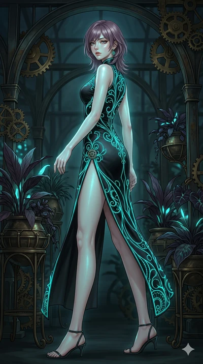 score_9, masterpiece, best quality, ultra-detailed, high-budget anime keyframe, editorial fashion photography, tasteful artistic composition, Japanese woman. low angle full-body shot from head to toe showing her feet, filling the entire 9:16 vertical