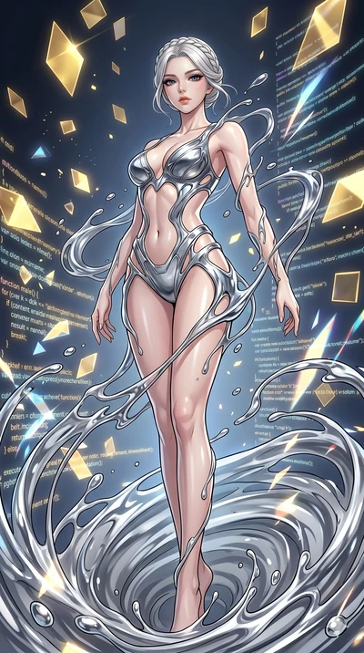score_9, masterpiece, best quality, ultra-detailed, High-budget Anime Keyframe, vibrant colors, fluid line-art, expressive lighting, cinematic composition, Ufotable-style visual effects, top-tier animation quality, Korean woman with idol-like refined