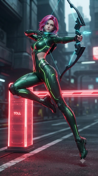 score_9, masterpiece, best quality, ultra-detailed, high-budget anime keyframe, editorial fashion photography, tasteful artistic composition, Caucasian woman. low angle full-body shot from head to toe showing her feet, filling the entire 9:16 vertica
