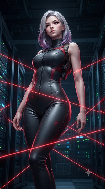 score_9, masterpiece, best quality, ultra-detailed, high-budget anime keyframe, editorial fashion photography, tasteful artistic composition, Caucasian woman. low angle full-body shot from head to toe showing her feet, filling the entire 9:16 vertica
