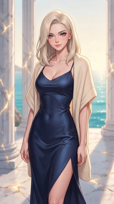 score_9, masterpiece, best quality, ultra-detailed, high-budget anime keyframe, editorial fashion photography, tasteful artistic composition, gorgeous anime illustration, with clean line-art, distinct ink outlines, and high-contrast stereoscopic dept