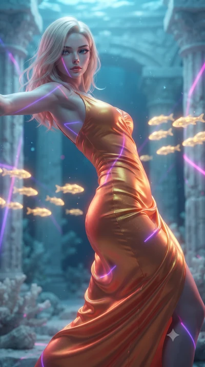score_9, masterpiece, best quality, ultra-detailed, high-budget anime keyframe, editorial fashion photography, tasteful artistic composition, realistic cosplay photography, Caucasian woman, strictly human ears. close-up cowboy shot from the waist and