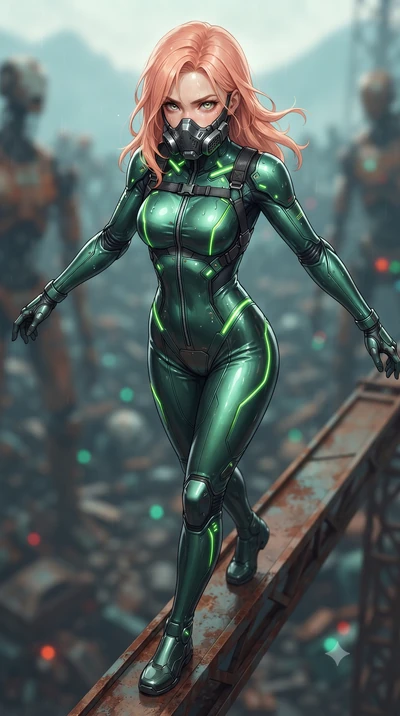 score_9, masterpiece, best quality, ultra-detailed, high-budget anime keyframe, editorial fashion photography, tasteful artistic composition, Japanese woman. close-up cowboy shot from the waist and thighs up, the character dominates the composition, 