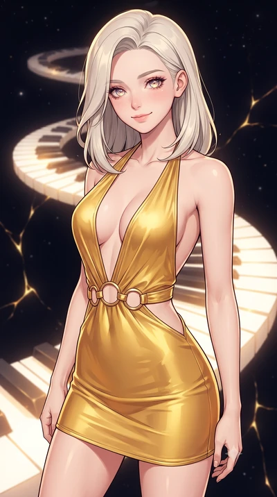 score_9, masterpiece, best quality, ultra-detailed, high-budget anime keyframe, editorial fashion photography, tasteful artistic composition, gorgeous anime illustration, with clean line-art, distinct ink outlines, and high-contrast stereoscopic dept