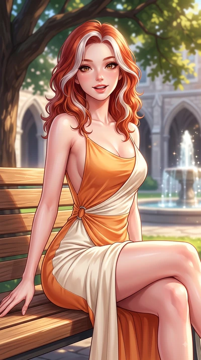 score_9, masterpiece, best quality, ultra-detailed, high-budget anime keyframe, editorial fashion photography, tasteful artistic composition, Caucasian woman. close-up cowboy shot from the waist and thighs up, the character dominates the composition,