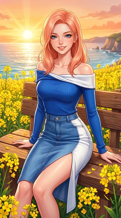 score_9, masterpiece, best quality, ultra-detailed, high-budget anime keyframe, editorial fashion photography, tasteful artistic composition, Japanese woman. close-up cowboy shot from the waist and thighs up, the character dominates the composition, 