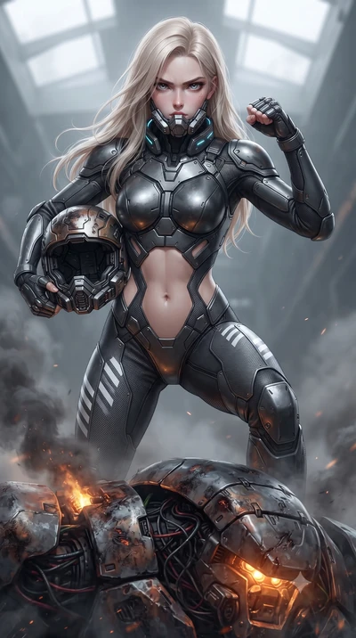 score_9, masterpiece, best quality, ultra-detailed, high-budget anime keyframe, editorial fashion photography, tasteful artistic composition, Caucasian woman. close-up cowboy shot from the waist and thighs up, the character dominates the composition,