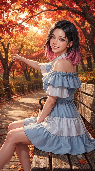 score_9, masterpiece, best quality, ultra-detailed, high-budget anime keyframe, editorial fashion photography, tasteful artistic composition, Korean woman. close-up cowboy shot from the waist and thighs up, the character dominates the composition, fi