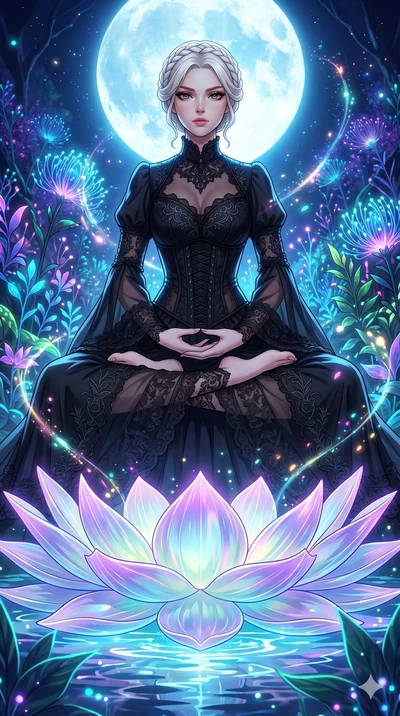 score_9, masterpiece, best quality, ultra-detailed, High-budget Anime Keyframe, vibrant colors, fluid line-art, expressive lighting, cinematic composition, Ufotable-style visual effects, top-tier animation quality, Caucasian woman with pale skin and 