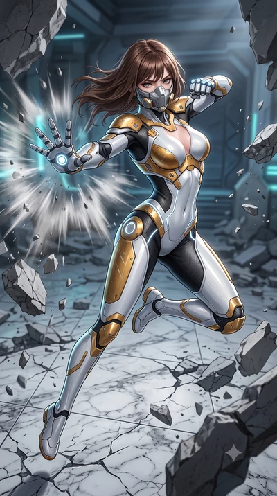 score_9, masterpiece, best quality, ultra-detailed, high-budget anime keyframe, semi-realistic 3D game render, editorial fashion photography, tasteful artistic composition, Korean woman. low angle full-body shot from head to toe showing her feet, fil
