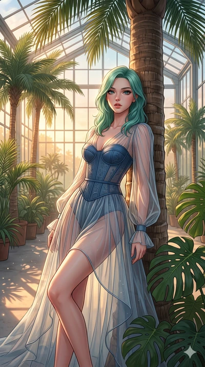 score_9, masterpiece, best quality, ultra-detailed, high-budget anime keyframe, editorial fashion photography, tasteful artistic composition, Japanese woman. cowboy shot from the thighs up, character and outfit filling the frame for maximum editorial